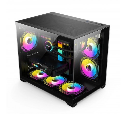 Корпус GTL Gaming Abyss Black (GTLN285M) без БЖ Корпус GTL Gaming Abyss Black (GTLN285M) без БЖ