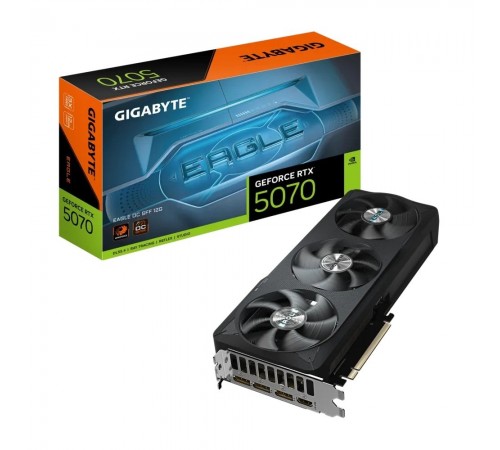 Відеокарта GF RTX 5070 12GB GDDR7 Eagle OC Gigabyte (GV-N5070EAGLE OC-12GD)