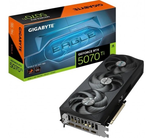 Відеокарта GF RTX 5070 Ti 16GB GDDR7 Eagle OC Gigabyte (GV-N507TEAGLE OC-16GD)