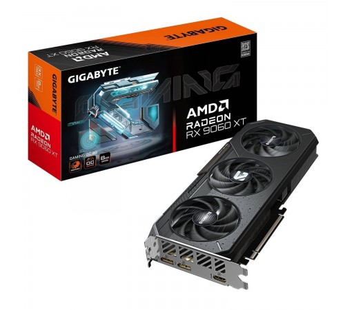 Відеокарта AMD Radeon RX 9060 XT 8GB GDDR6 Gaming OC Gigabyte (GV-R9060XTGAMING OC-8GD)
