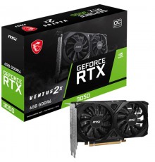 Відеокарта GF RTX 3050 6GB GDDR6 Ventus 2X E 6G OC MSI (GeForce RTX 3050 VENTUS 2X E 6G OC)