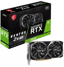 Відеокарта GF RTX 3050 8GB GDDR6 Ventus 2X XS OC MSI (GeForce RTX 3050 VENTUS 2X XS 8G OC)