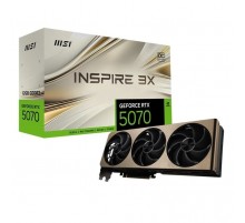 Відеокарта GF RTX 5070 12GB GDDR7 Inspire 3X OC MSI (GeForce RTX 5070 12G INSPIRE 3X OC)