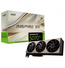 Відеокарта GF RTX 5070 Ti 16GB GDDR7 Inspire 3X OC MSI (GeForce RTX 5070 Ti 16G INSPIRE 3X OC)