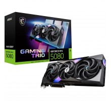 Відеокарта GF RTX 5080 16GB GDDR7 Gaming Trio OC MSI (GeForce RTX 5080 16G GAMING TRIO OC)