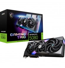 Відеокарта GF RTX 5080 16GB GDDR7 Gaming Trio OC MSI (GeForce RTX 5080 16G GAMING TRIO OC)