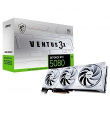 Відеокарта GF RTX 5080 16GB GDDR7 Ventus 3X OC White MSI (GeForce RTX 5080 16G VENTUS 3X OC WHITE)