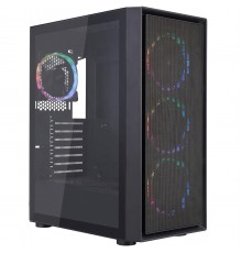 Корпус 1stPlayer Go6-BK-4FS7 Black без БЖ