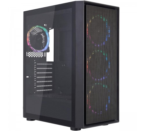 Корпус 1stPlayer Go6-BK-4FS7 Black без БЖ