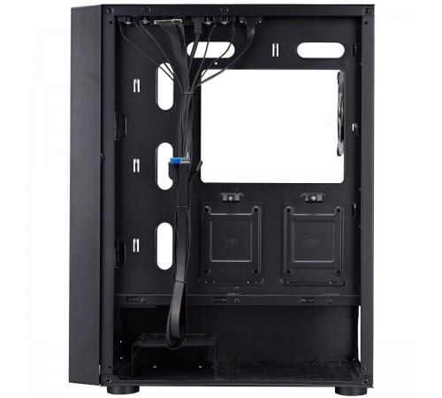 Корпус 1stPlayer Go6-BK-4FS7 Black без БЖ