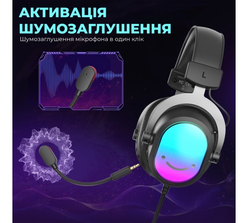 Гарнітура Fifine H16 7.1 Black RGB