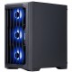 Корпус 1stPlayer H2-BK-4F7 Black без БЖ