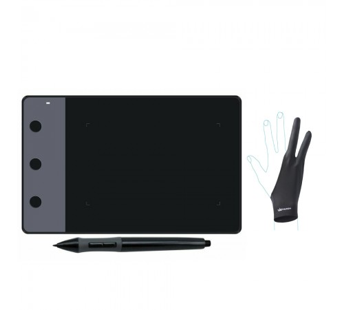 Графічний планшет Huion H420 + рукавичка