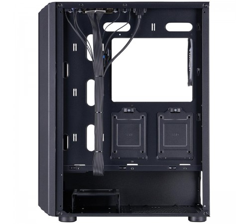 Корпус 1stPlayer H6-BK-4F7 Black без БЖ
