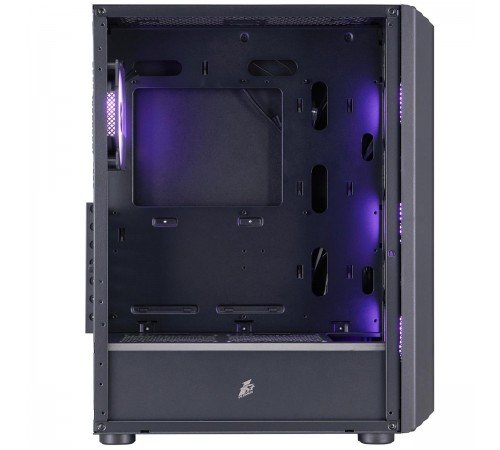 Корпус 1stPlayer H6-BK-4F7 Black без БЖ
