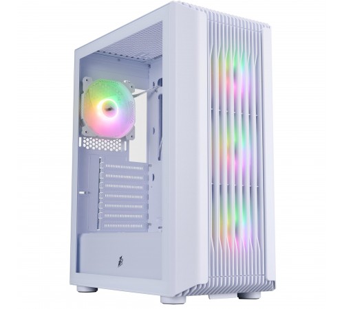 Корпус 1stPlayer H6-WH-4F7-W White без БЖ