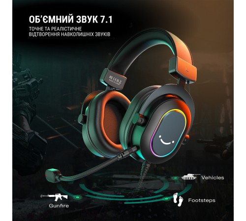 Гарнітура Fifine RGB H6 Black Гарнітура Fifine RGB H6 Black