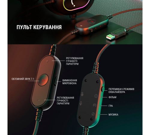 Гарнітура Fifine RGB H6 Black Гарнітура Fifine RGB H6 Black