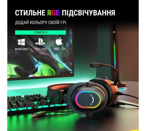 Гарнітура Fifine RGB H6 Black Гарнітура Fifine RGB H6 Black