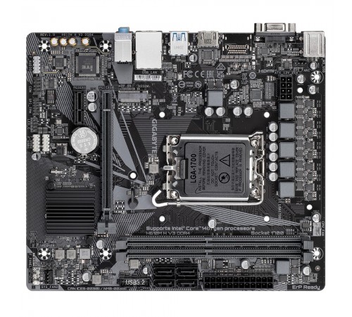 Материнська плата Gigabyte H610M H V3 DDR4 Socket 1700 Материнська плата Gigabyte H610M H V3 DDR4 Socket 1700