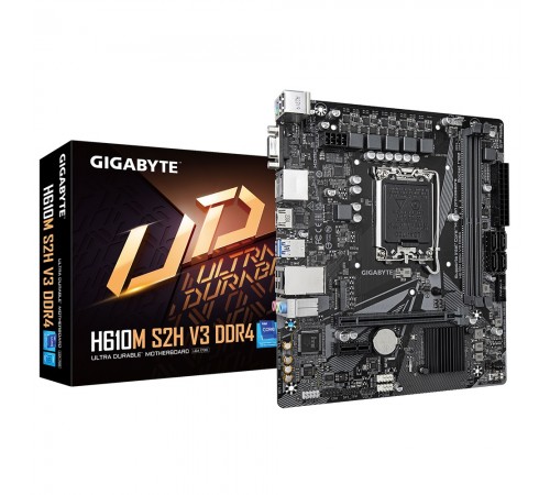 Материнська плата Gigabyte H610M S2H V3 DDR4 Socket 1700 Материнська плата Gigabyte H610M S2H V3 DDR4 Socket 1700
