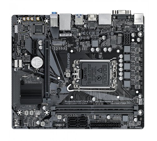 Материнська плата Gigabyte H610M S2H V3 DDR4 Socket 1700 Материнська плата Gigabyte H610M S2H V3 DDR4 Socket 1700