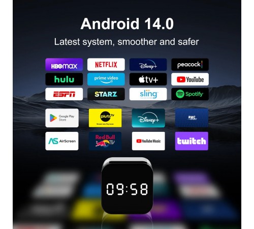 HD медіаплеєр H96 Max H728 4/32 GB HD медіаплеєр H96 Max H728 4/32 GB