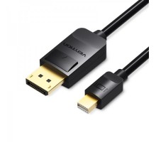Кабель Vention MiniDisplayPort-DisplayPort, v1.2, 1.5 m, Black (HAABG)