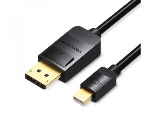 Кабель Vention MiniDisplayPort-DisplayPort, v1.2, 1.5 m, Black (HAABG)
