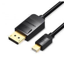 Кабель Vention MiniDisplayPort - DisplayPort V 1.2 (M/M), 3 м, чорний (HAABI)