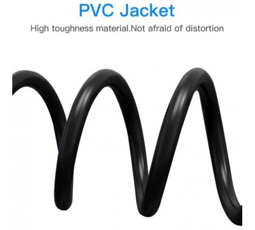 Кабель Vention DisplayPort - DisplayPort (M/M), 1 м, чорний (HACBF)