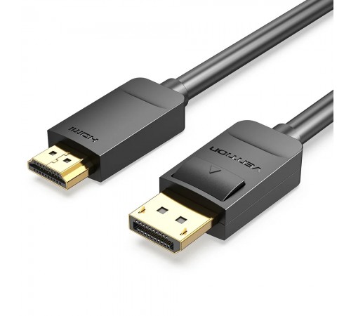 Кабель Vention DisplayPort - HDMI (M/M), 2 м, Black (HADBH)