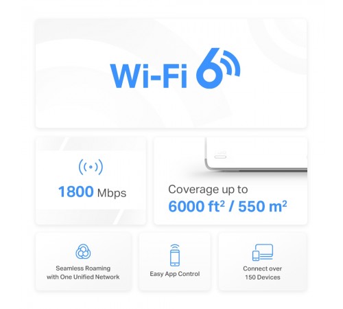 WiFi Mesh система Mercusys Halo H70X 3-pack