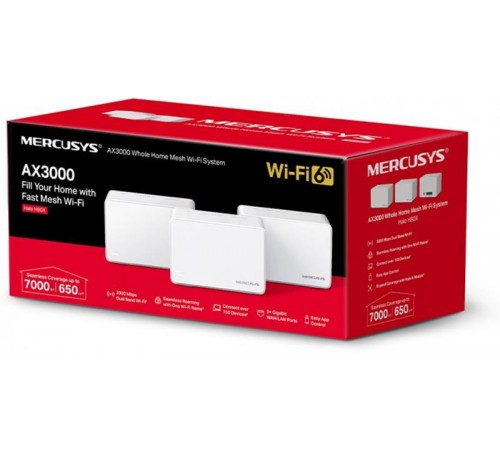 WiFi Mesh-система Mercusys Halo H80X 3-pack