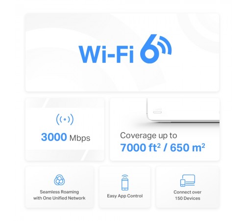WiFi Mesh-система Mercusys Halo H80X 3-pack
