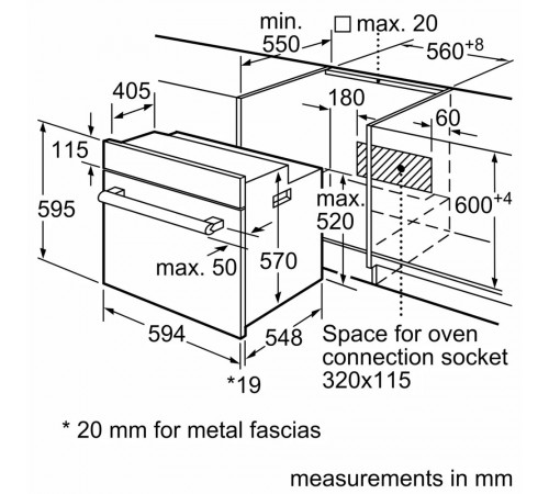 Духова шафа Bosch HBF512BB1T