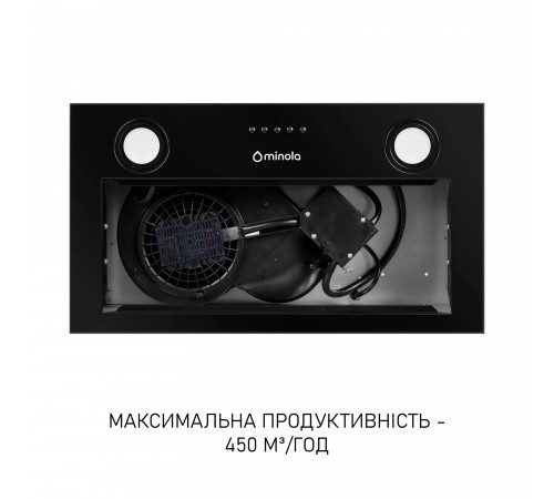 Витяжка Minola HBI 5025 BLF LED