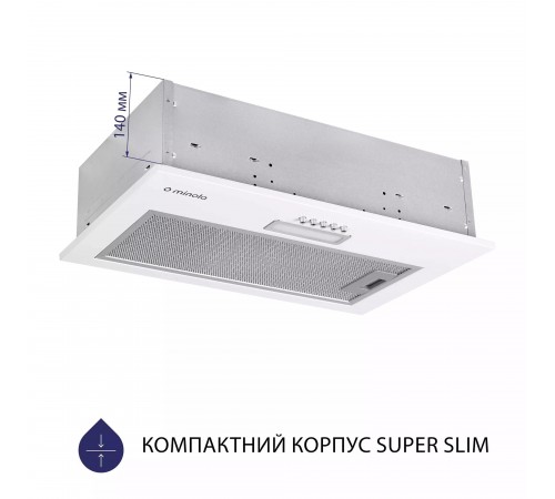 Витяжка Minola HBI 5025 WH LED