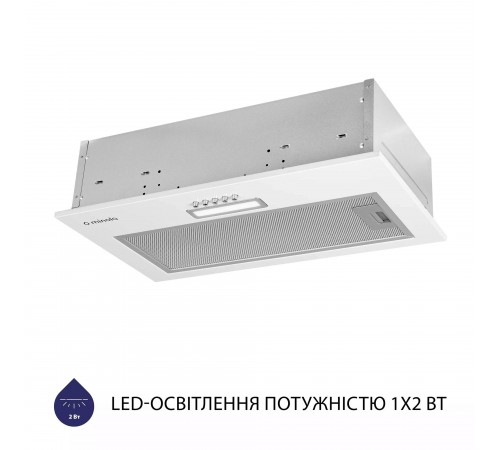 Витяжка Minola HBI 5025 WH LED