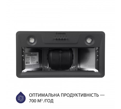 Витяжка Minola HBI 5202 GR 700 LED