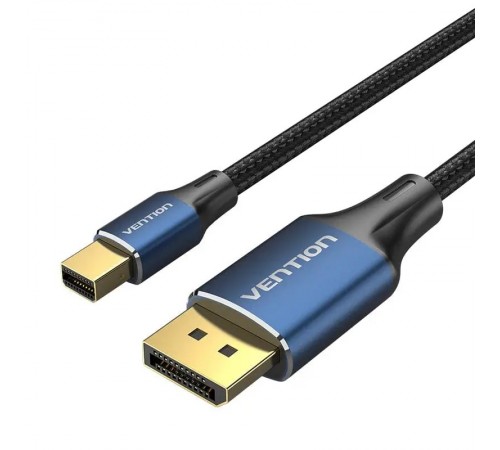 Кабель Vention mini DisplayPort - DisplayPort (M/M), 2 м, Black (HCFLH)