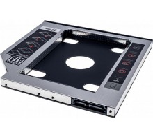 Адаптер Grand-X HDD 2.5" у відсік приводу ноутбука SATA/SATA3 Slim 9,5mm (HDC-24C)
