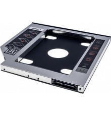 Адаптер Grand-X HDD 2.5" у відсік приводу ноутбука SATA/SATA3 Slim 9,5mm (HDC-24C)