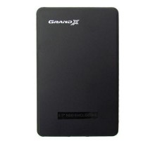 Зовнішня кишеня Grand-X для підключення SATA HDD 2.5", USB 2.0, пластик (HDE22)