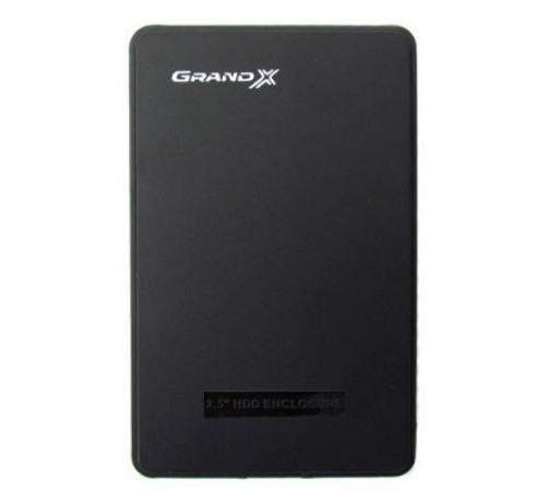 Зовнішня кишеня Grand-X для підключення SATA HDD 2.5", USB 2.0, пластик (HDE22)