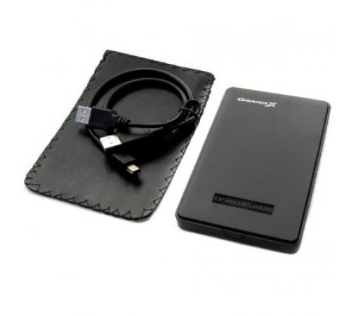 Зовнішня кишеня Grand-X для підключення SATA HDD 2.5", USB 2.0, пластик (HDE22)