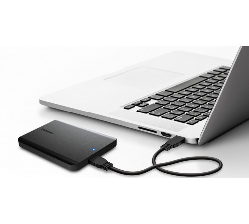 Зовнішній жорсткий диск 2.5" USB 2.0TB Toshiba Canvio Basics EXCL Black (HDTB520MK3AA)