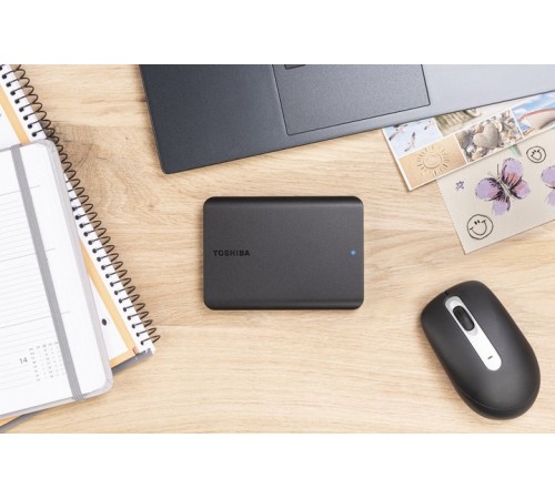 Зовнішній жорсткий диск 2.5" USB 2.0TB Toshiba Canvio Basics EXCL Black (HDTB520MK3AA)