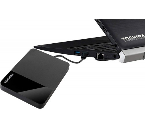 Зовнішній жорсткий диск 2.5" USB 1.0TB Toshiba Canvio Ready Black (HDTP310EK3AA)