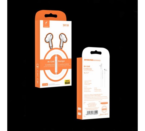Гарнітура SkyDolphin SR18 White (HF-000461)